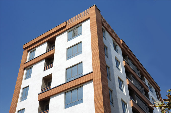 Sauna wood cladding thermo interior treated wood