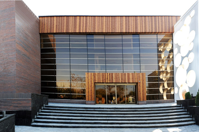 Sauna wood cladding thermo interior treated wood