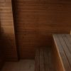 Sauna wood cladding thermo treated wood