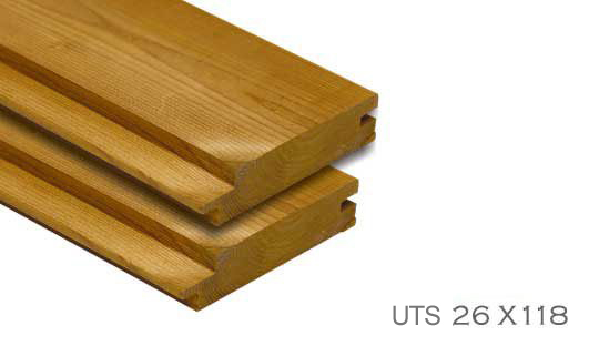 Sauna wood cladding thermo interior treated wood
